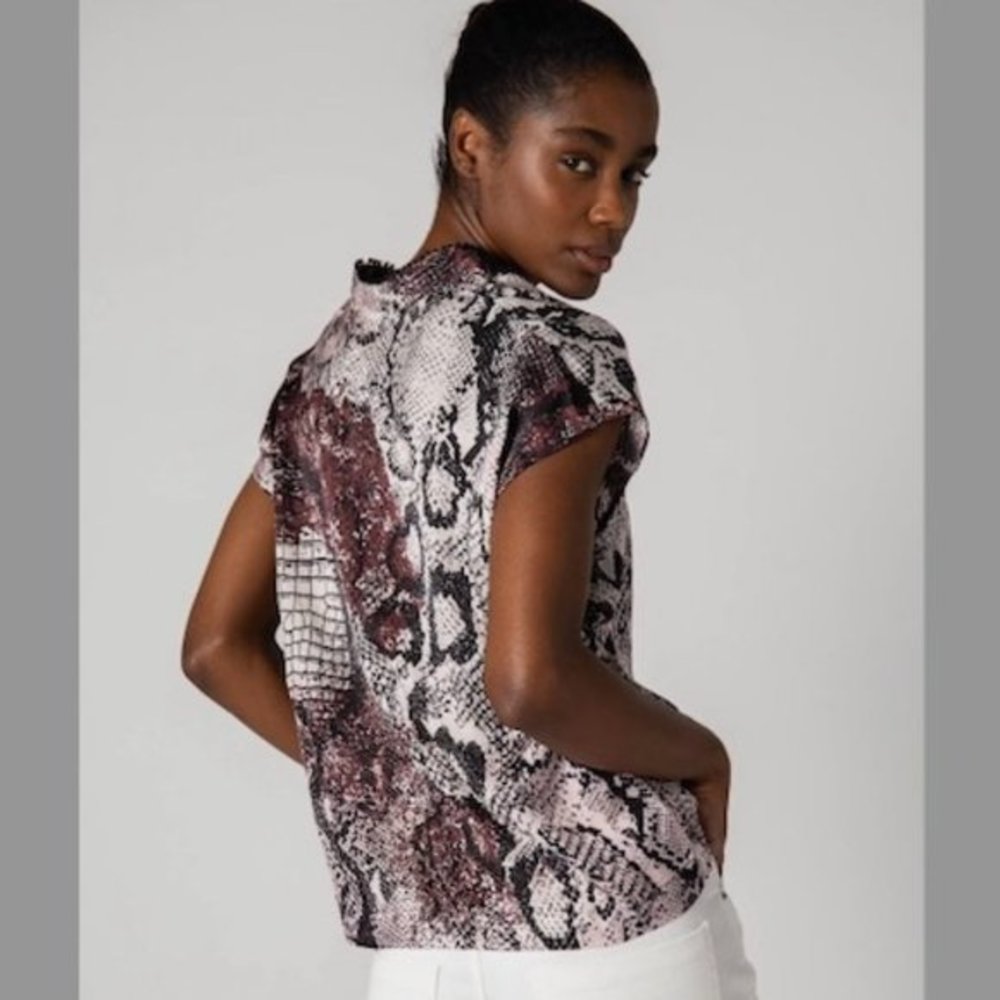 Ruti Python Print Blouse Size L/XL